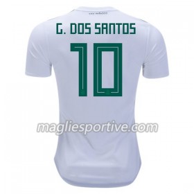 Completo Calcio Messico G.Dos Santos 10 Divisa Trasferta Mondiali 2018
